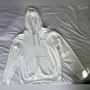 Champion Limited Edition Cream Rib Knit Hoodie Size M